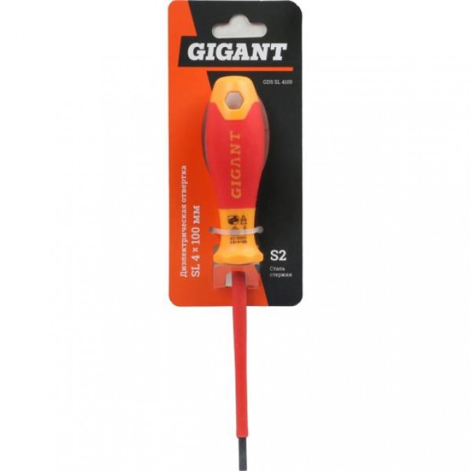 Диэлектрическая отвертка GIGANT SL 4.0x100 мм GDS SL 4100 402675